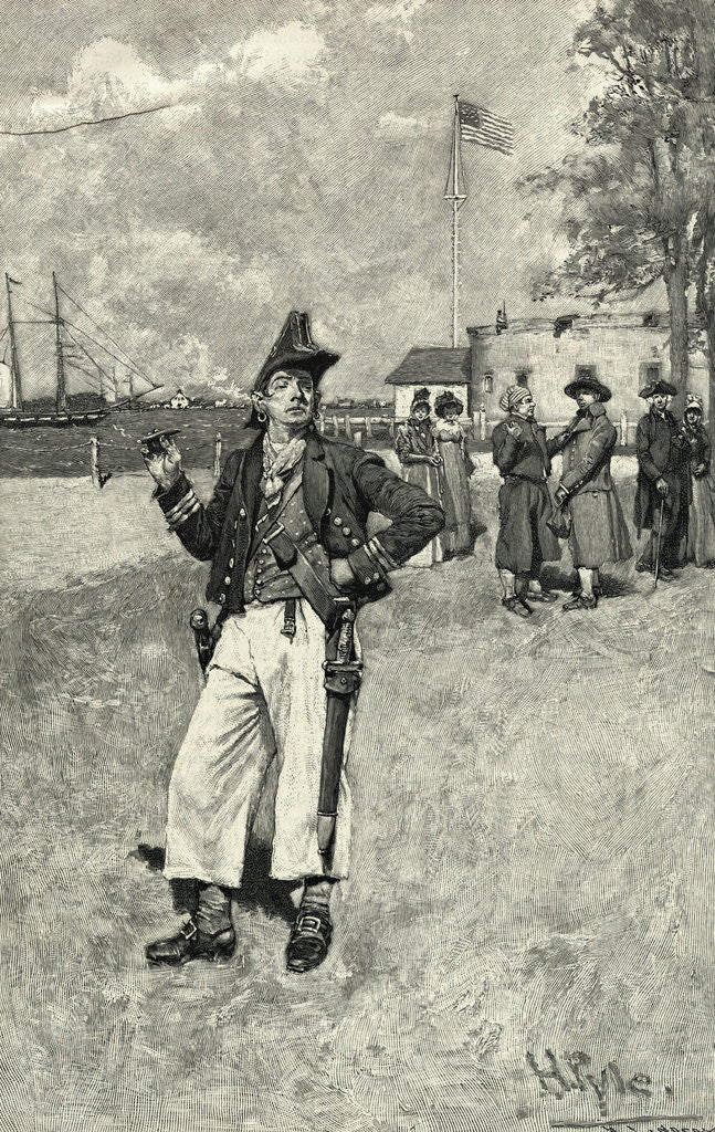 Detail of Privateer Enjoying Shore Leave by Anonymous