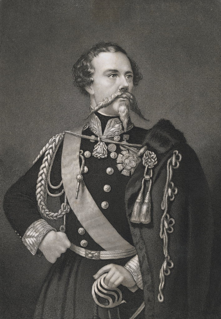Detail of Italy's Victor Emmanuel I by Anonymous