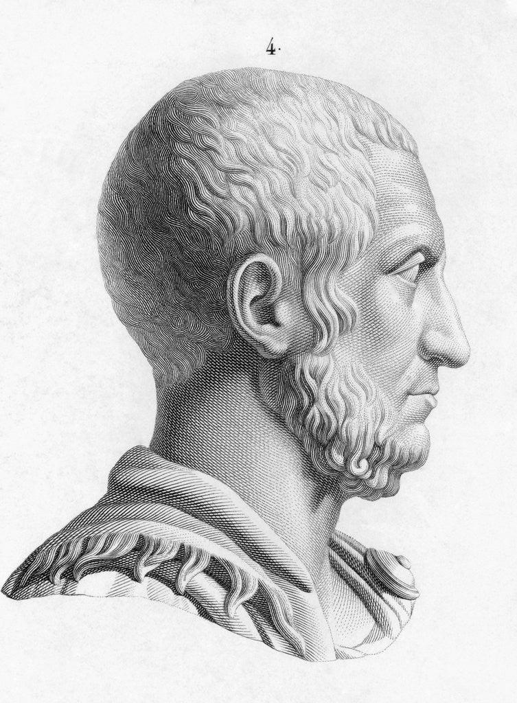 Detail of Profile of Macrinus by Anonymous