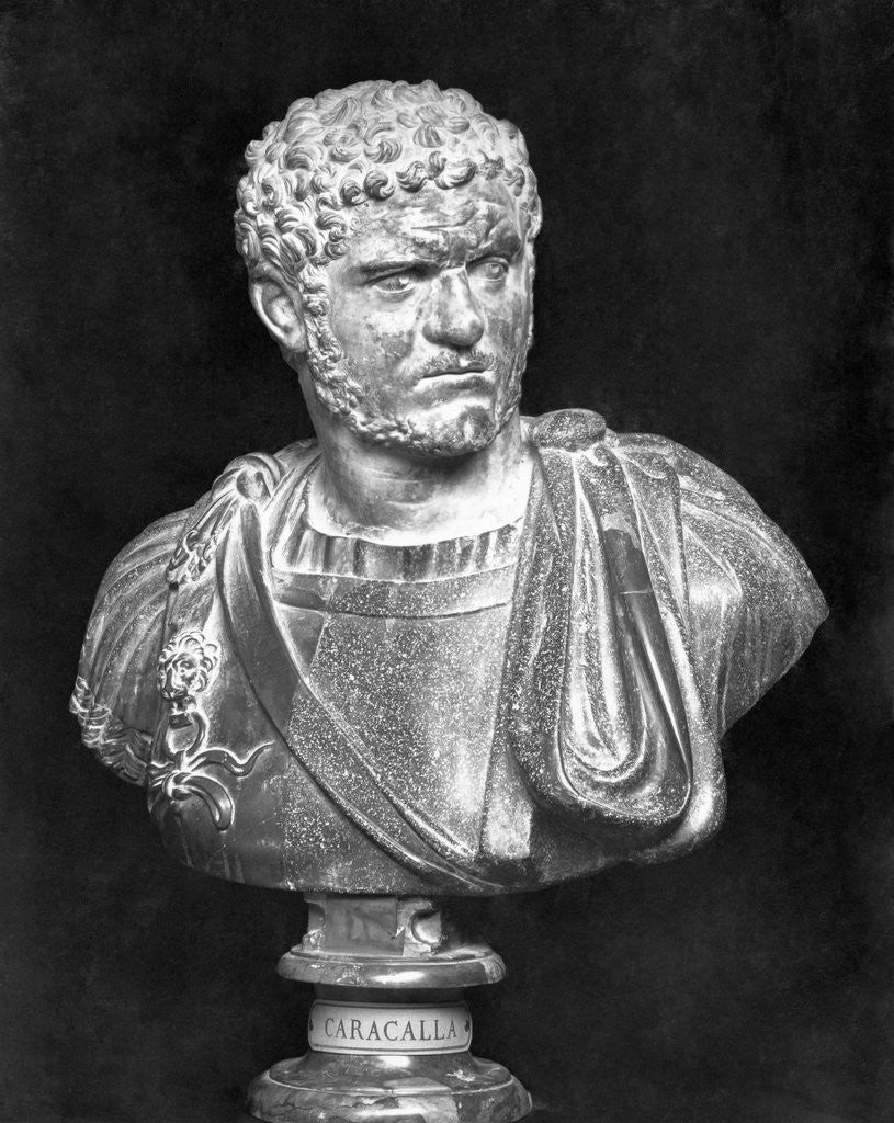 Detail of Imperial Roman Bust of Emperor Caracalla by Anonymous