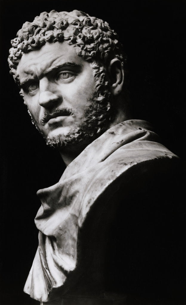 Detail of Imperial Roman Bust of Emperor Caracalla by Anonymous