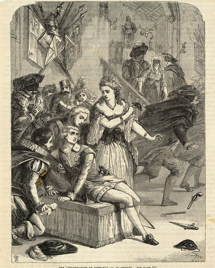 Detail of King Slain by Assassins