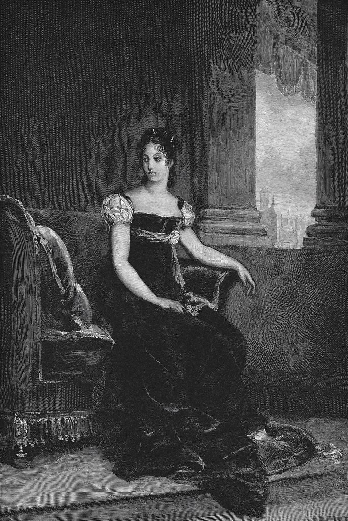 Detail of Sweden's Queen Desiree by Anonymous