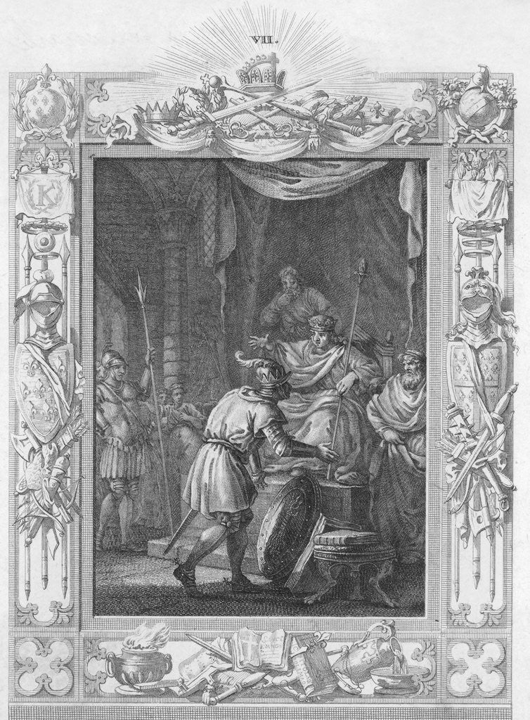 Detail of Denmark's King Harald II by Anonymous