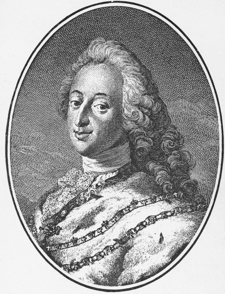 Detail of Denmark's King Frederik V by Anonymous