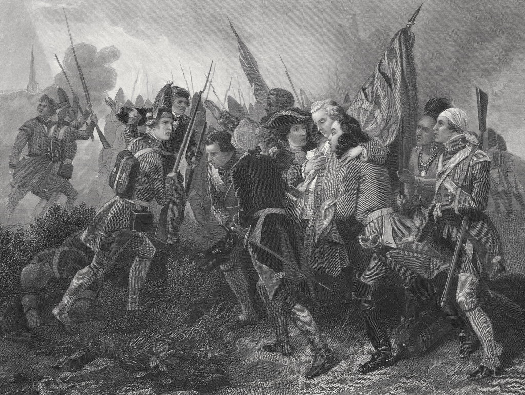 Detail of General James Wolfe Near Death in 1759 by Anonymous