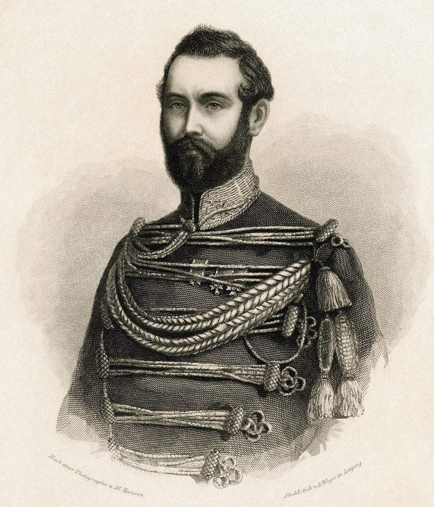 Detail of Sweden's King Charles XV by Anonymous