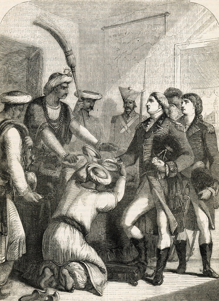 Detail of Lord Clive Receiving Right of Dominion by Anonymous