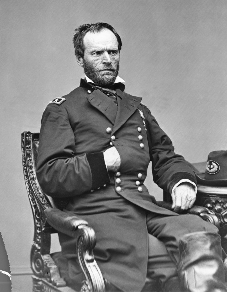 Detail of Portrait of William T. Sherman by Anonymous