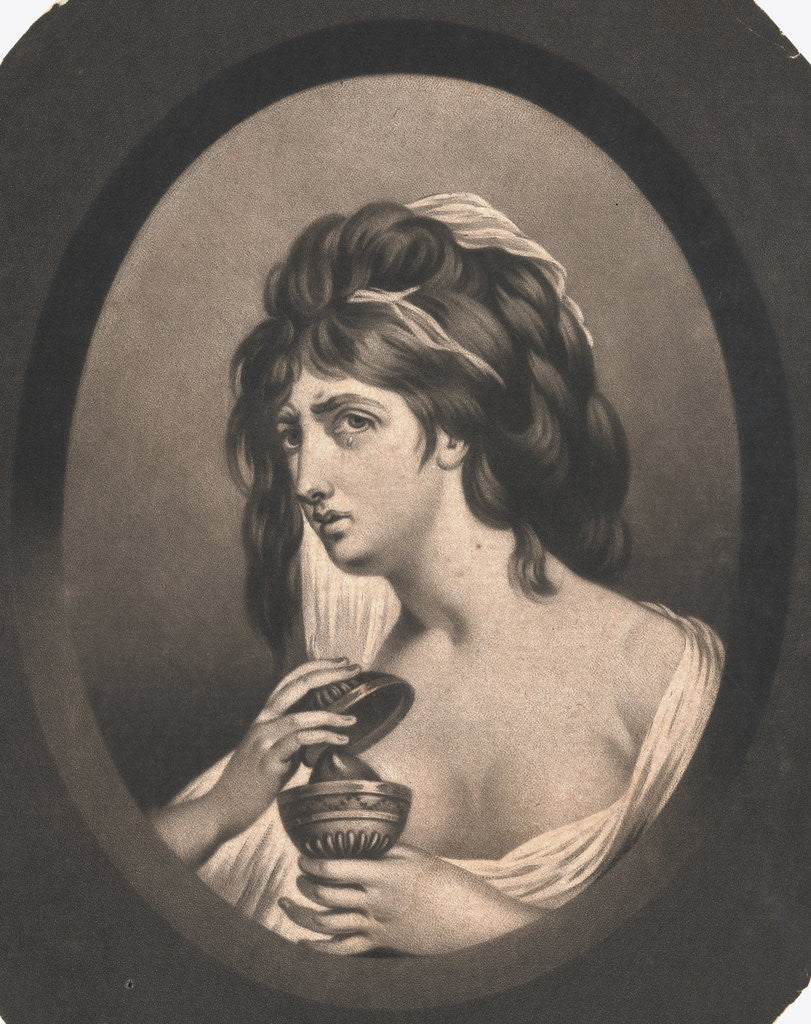 Detail of Portrait of Heloise by Anonymous