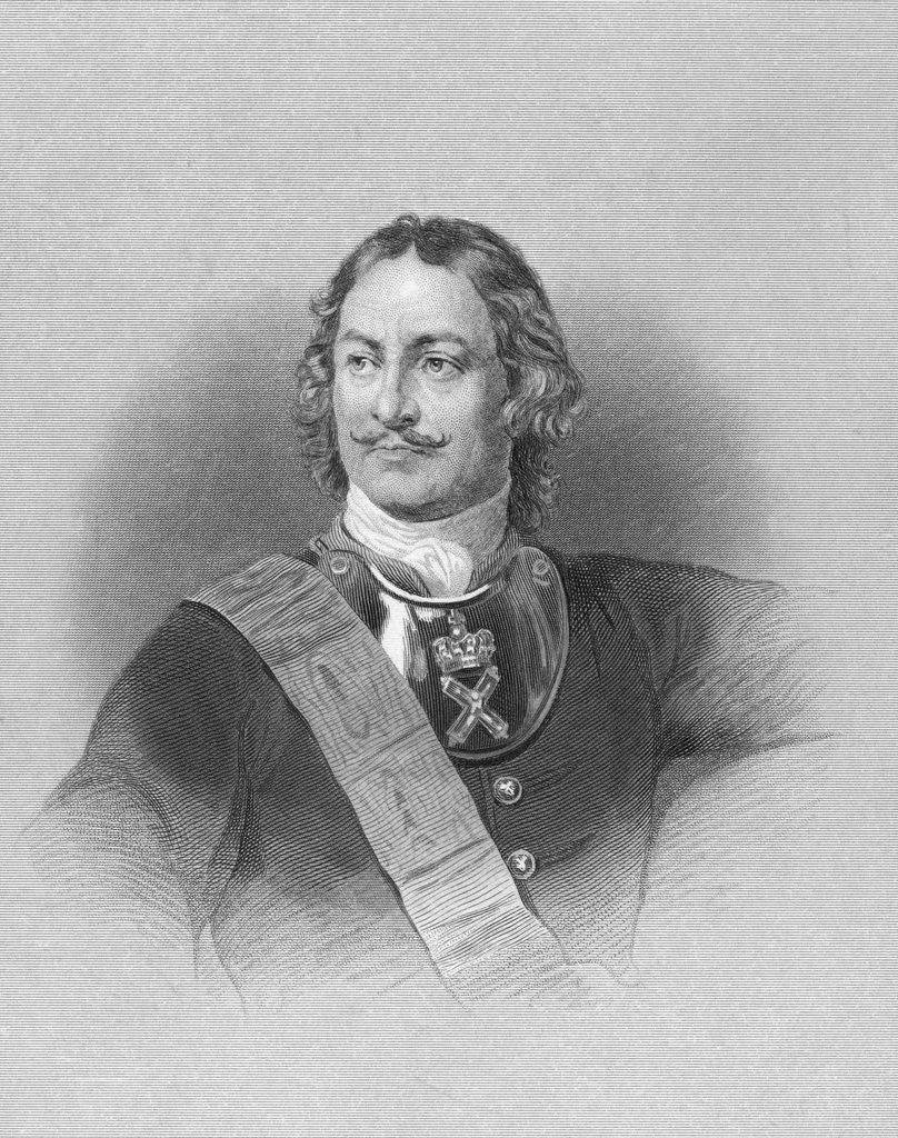 Detail of Portrait of Peter the Great by Anonymous