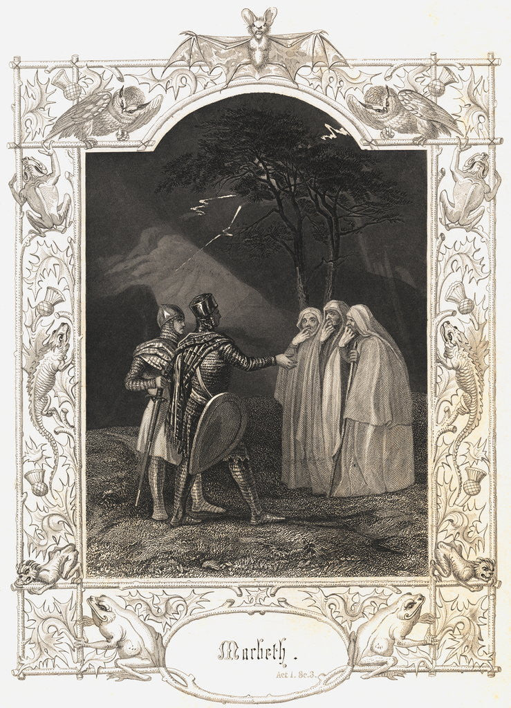 Detail of Shakespeare's Macbeth by Anonymous