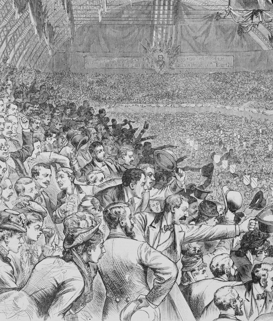 Detail of Illustration Depicting Republican National Convention by Anonymous