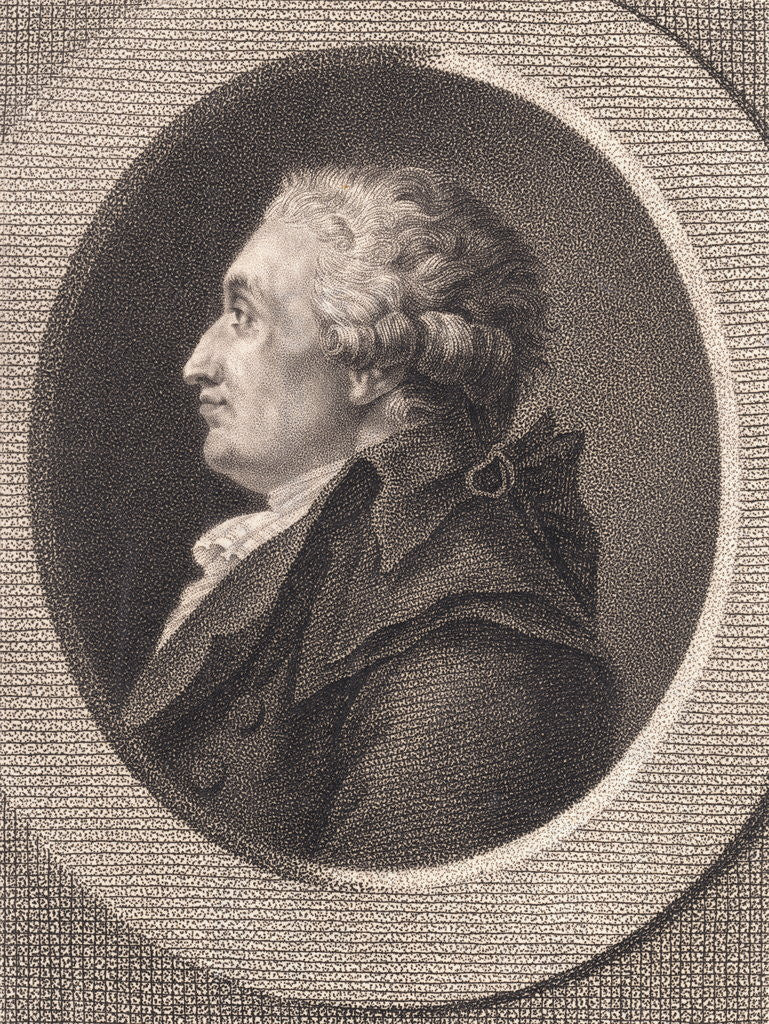 Detail of Portrait of Marie-Jean-Antoine-Nicolas de Caritat Condorcet by Anonymous