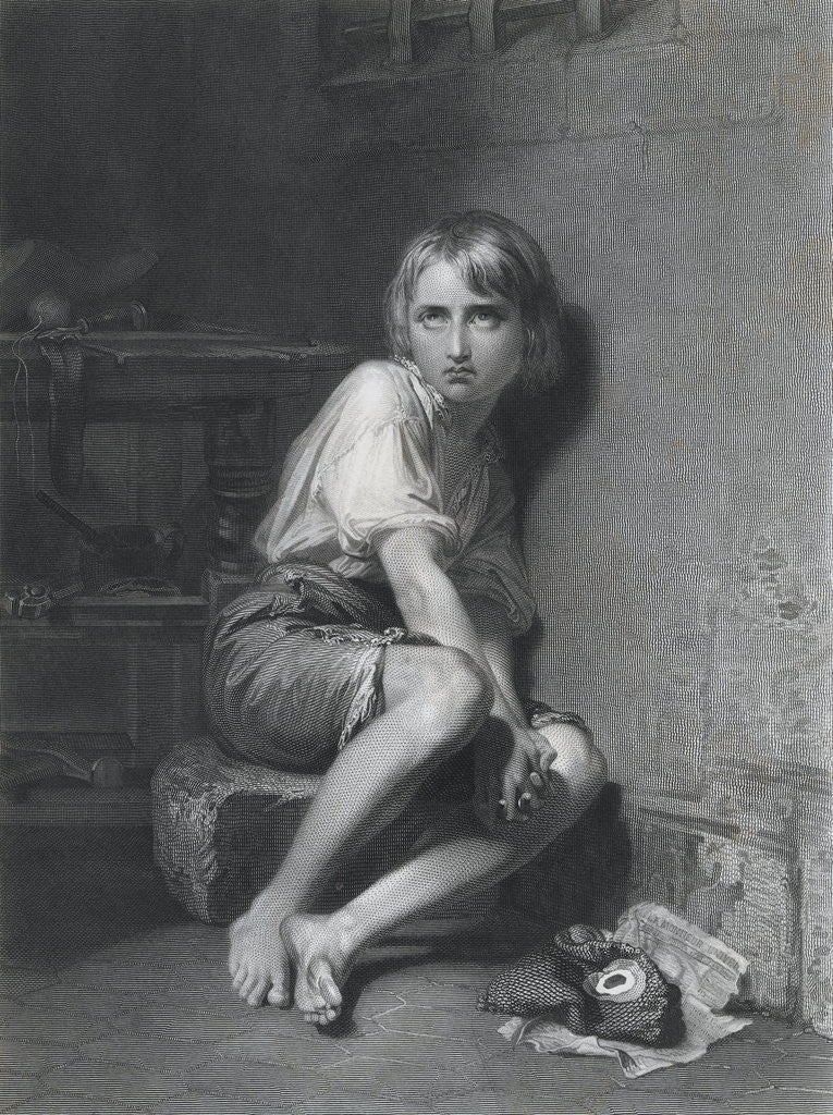 Detail of Illustration of Louis XVII Imprisoned by Anonymous