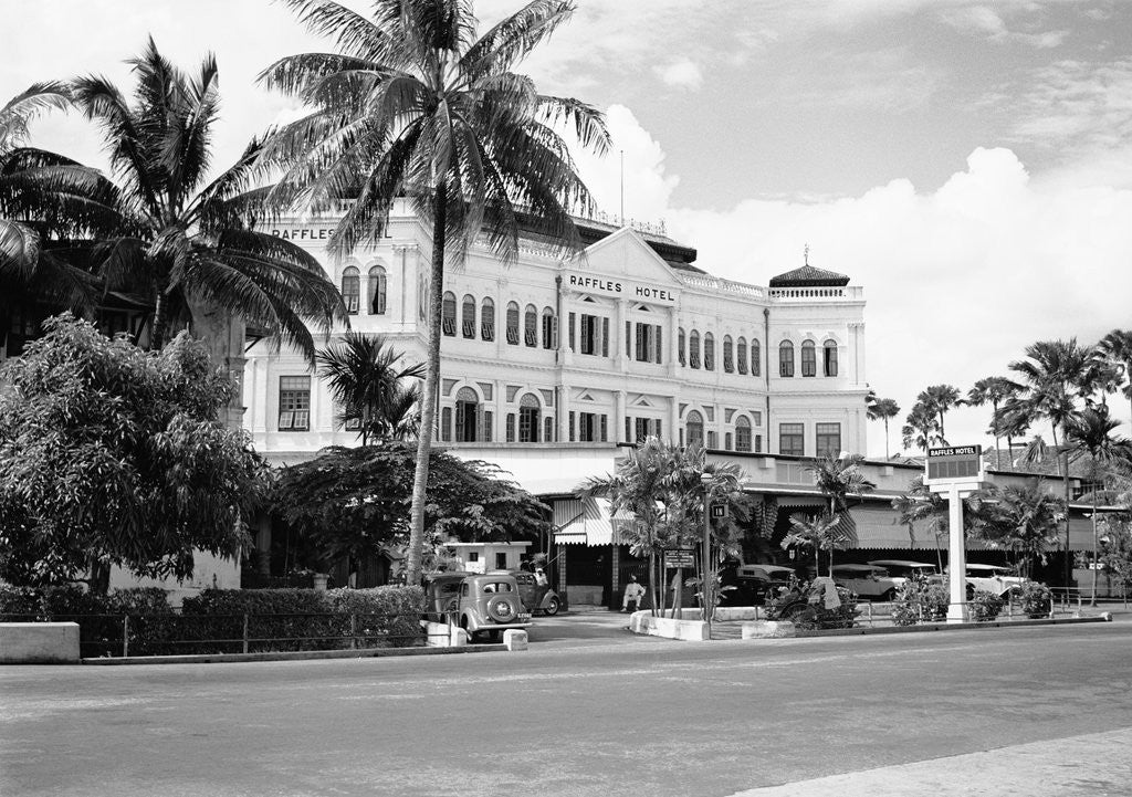 Detail of Raffles Hotel by Anonymous