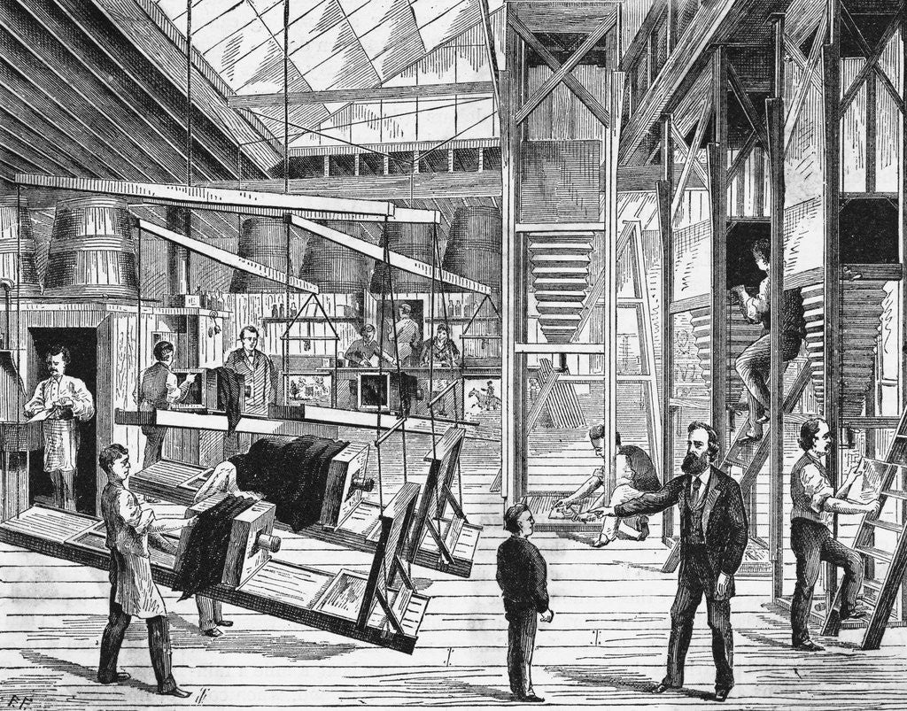 Detail of Photographic Department of Photoengraving Company by Anonymous