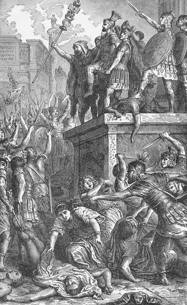 Detail of Praetorian Guards Revolting by Anonymous