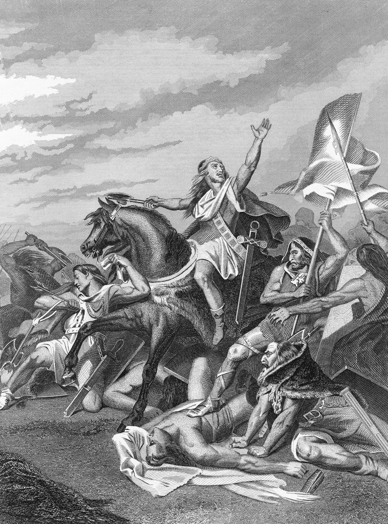 Detail of Clovis I Defeating Alemanni by Anonymous