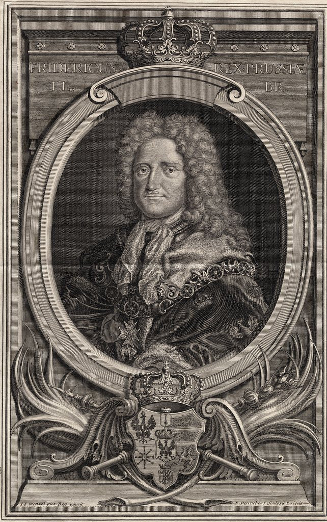 Detail of Portrait of King Frederick by Anonymous