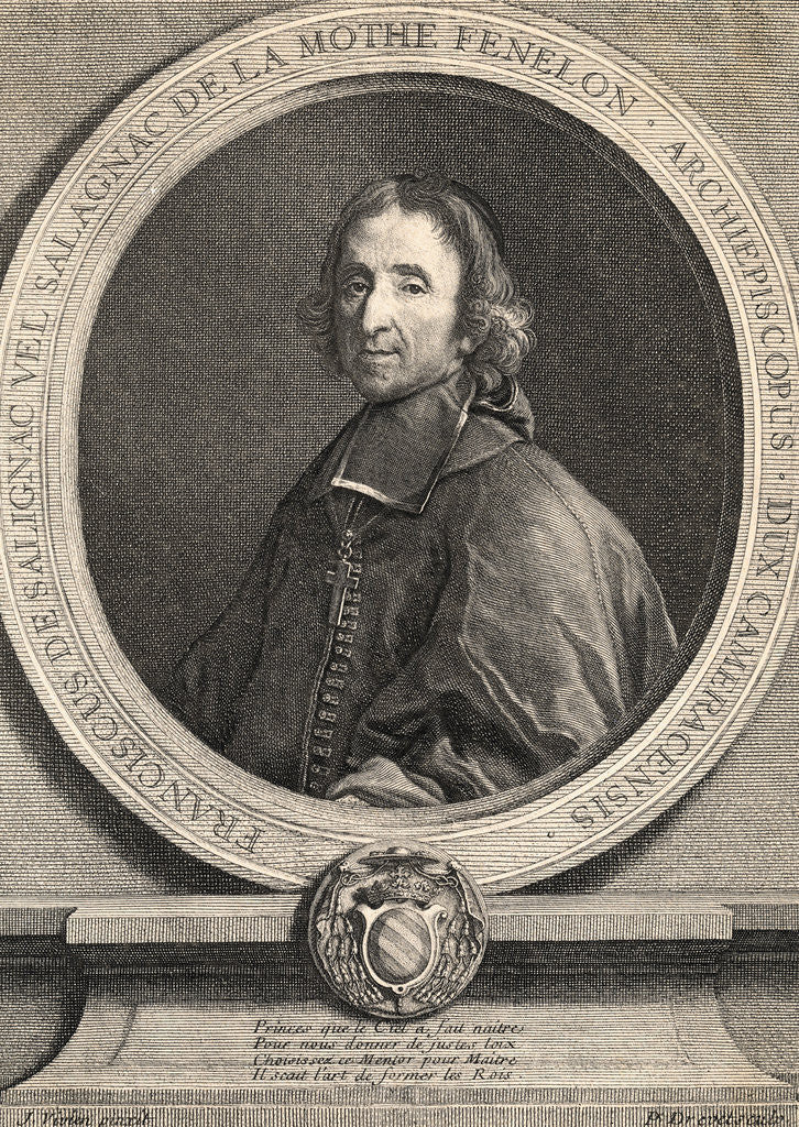 Detail of Portrait of Francois de Salignac de la Mothe-Fenelon by Anonymous