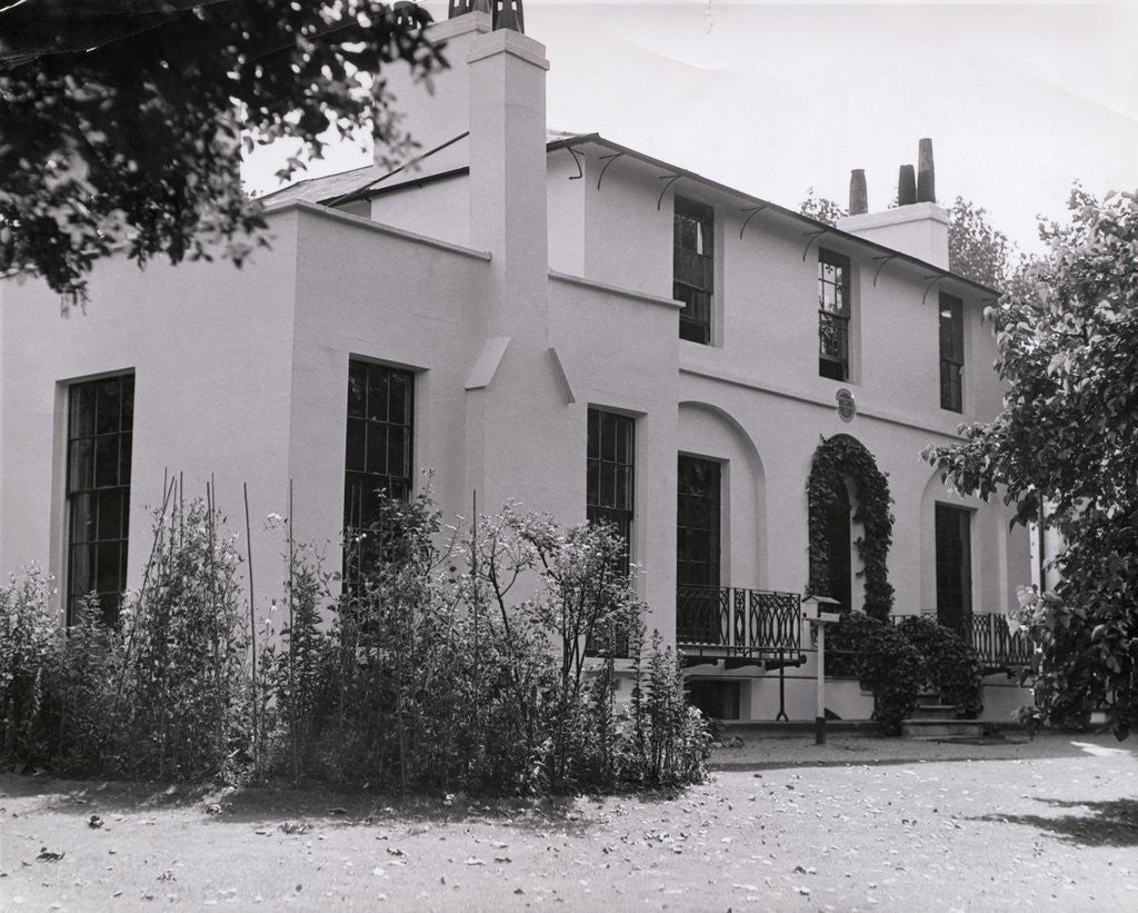 Detail of Exterior of Author John Keat's Mansion by Anonymous