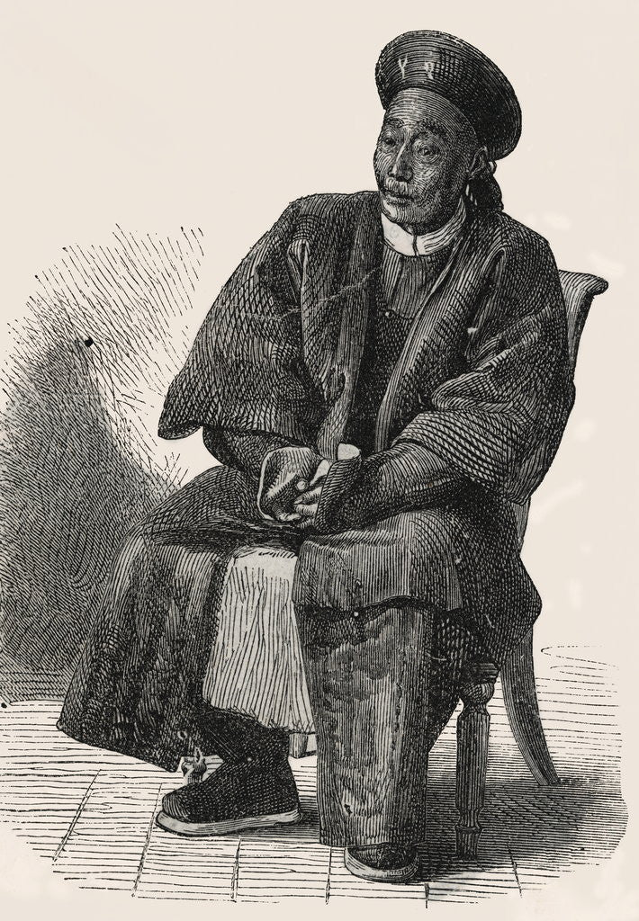 Detail of Illustration of Kweliang the Chinese Emperor of 1859 by Anonymous