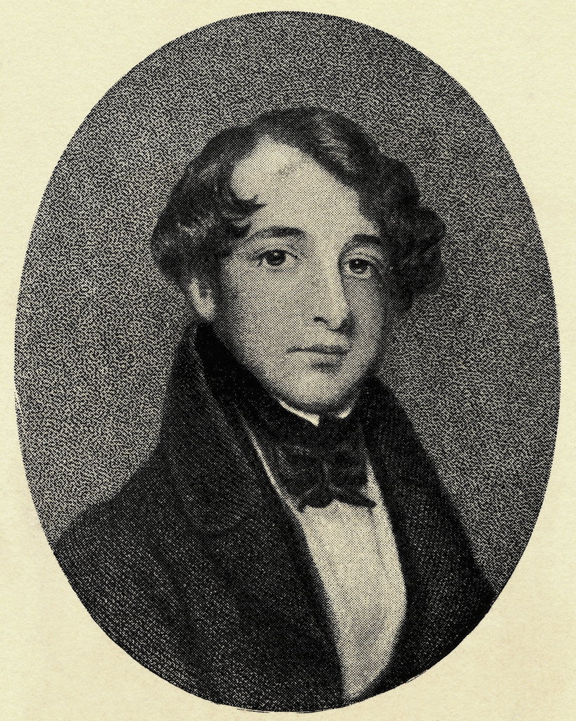 Detail of Portrait of Charles Dickens by Anonymous