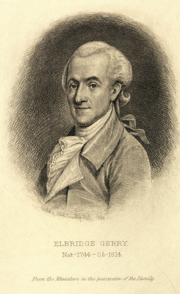 Detail of Vice President of united States and Signer of Declaration of Independence Eldbridge Gerry by Anonymous