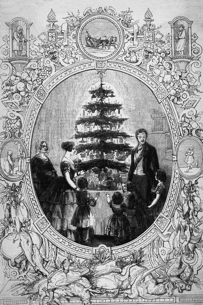 Detail of Family Portrait of the Windsors at Christmas by Anonymous
