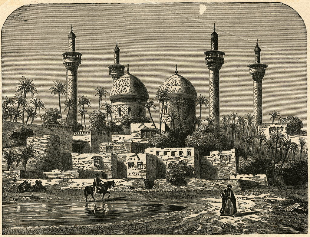 Detail of Mosque of Imam Moussa in Bagdad by Anonymous