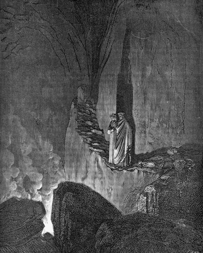 Detail of Illustration from Inferno by Dante by Anonymous