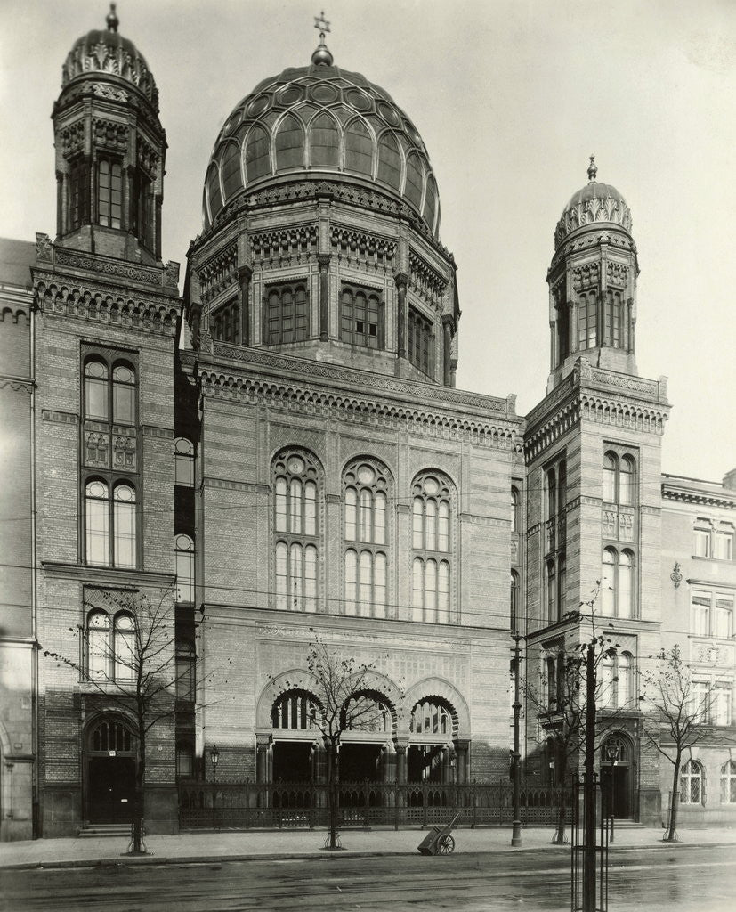 Detail of Exterior View of Synagogue by Corbis