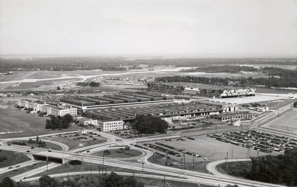 Detail of View of Glenn Martin Company Plant By Architect Albert Kahn by Anonymous