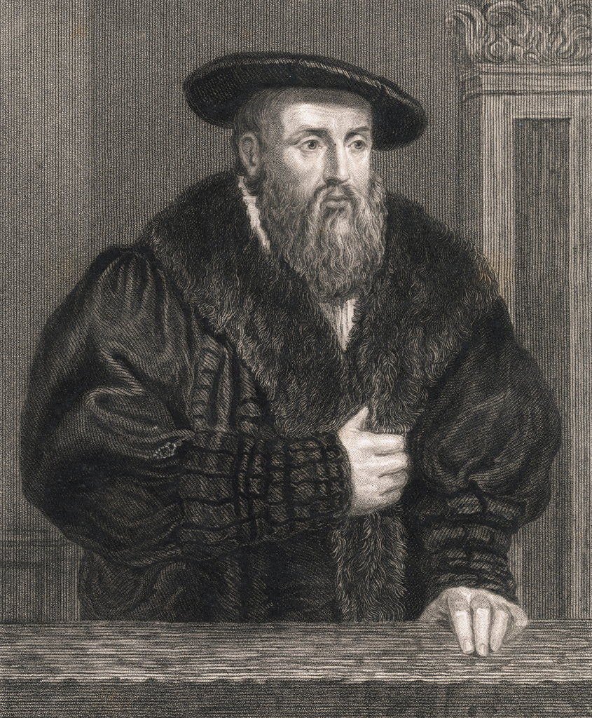 Detail of Portrait of German Astronomer Johannes Kepler by Anonymous