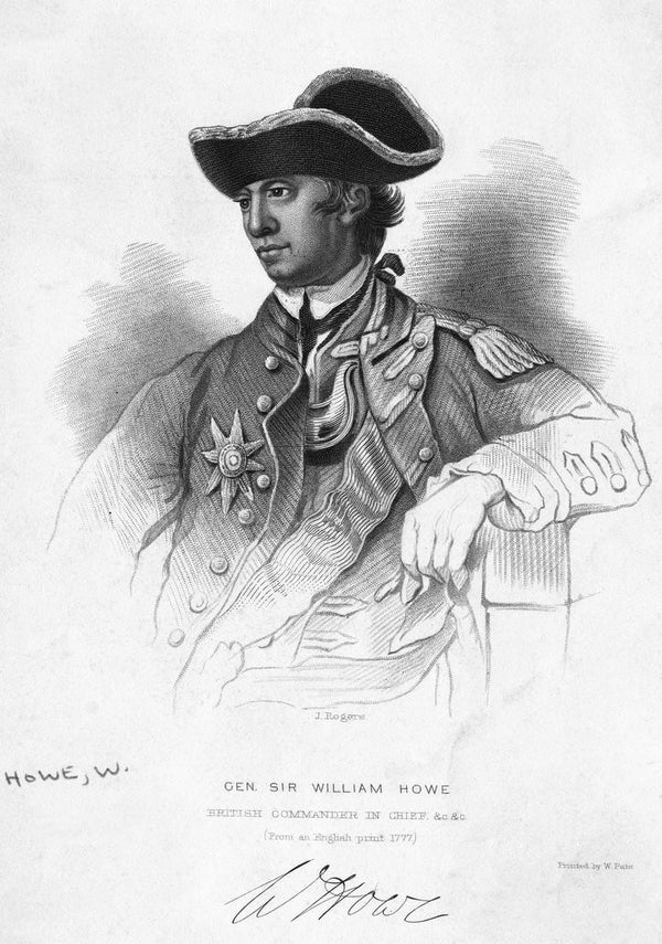 Portrait Of General William Howe posters & prints by Anonymous