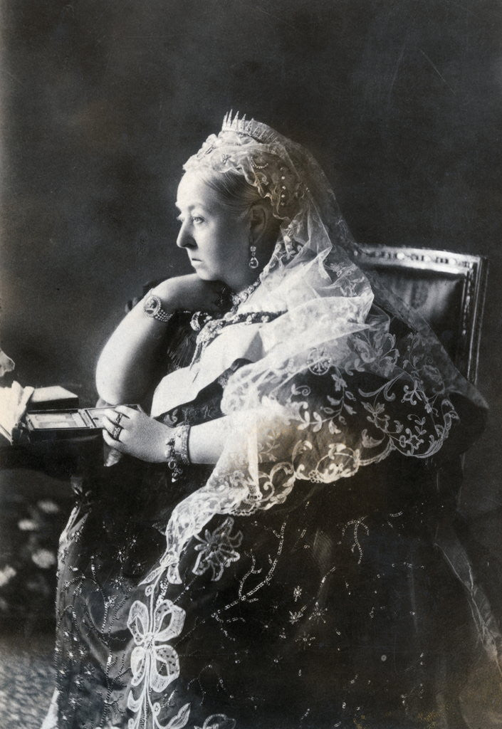 Detail of Official Diamond Jubilee Portrait of Queen Victoria by Anonymous