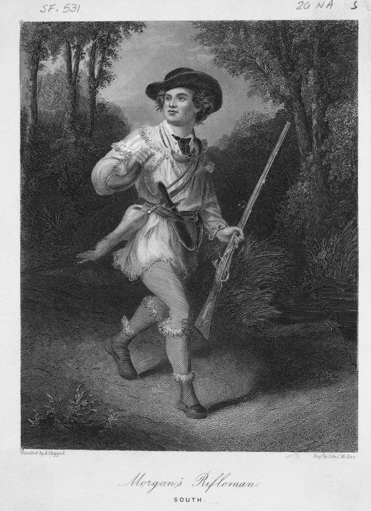 Detail of Illustration Of Morgan'S Rifleman by Corbis