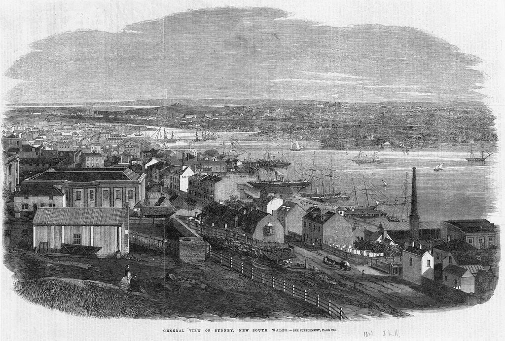 Detail of Vast Settlement of Sydney by Anonymous