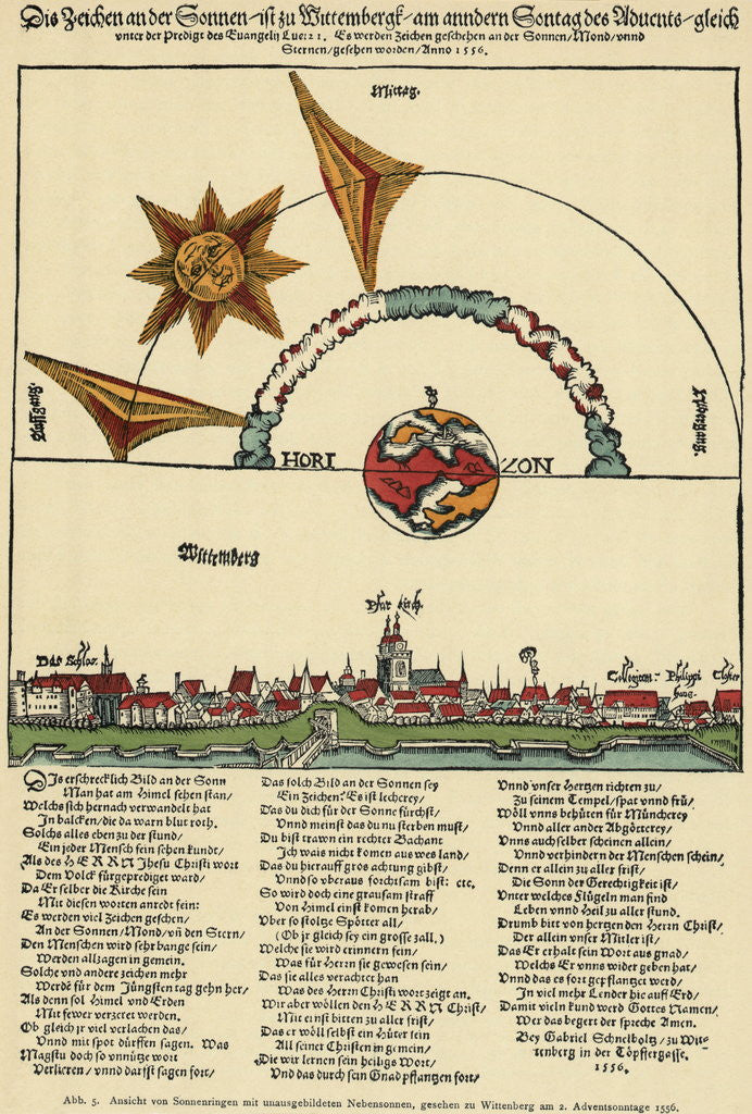 Detail of Calendar Signs During Advent by Anonymous