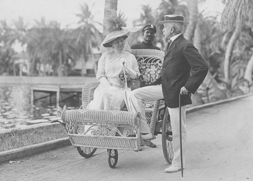 Detail of Vacationers on Cruiser by Anonymous
