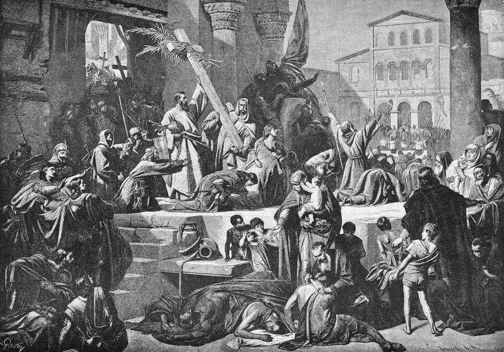 Detail of Crusaders Entering Jerusalem by Anonymous