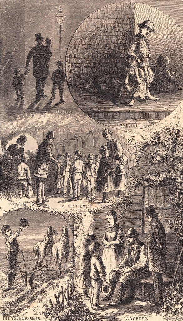 Detail of Images for Children's Aid Society by Anonymous