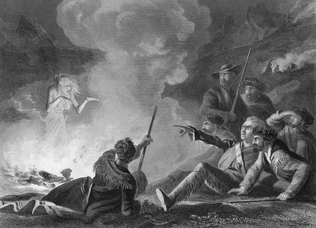 Detail of John Charles Fremont and Party Being Surprised by Anonymous