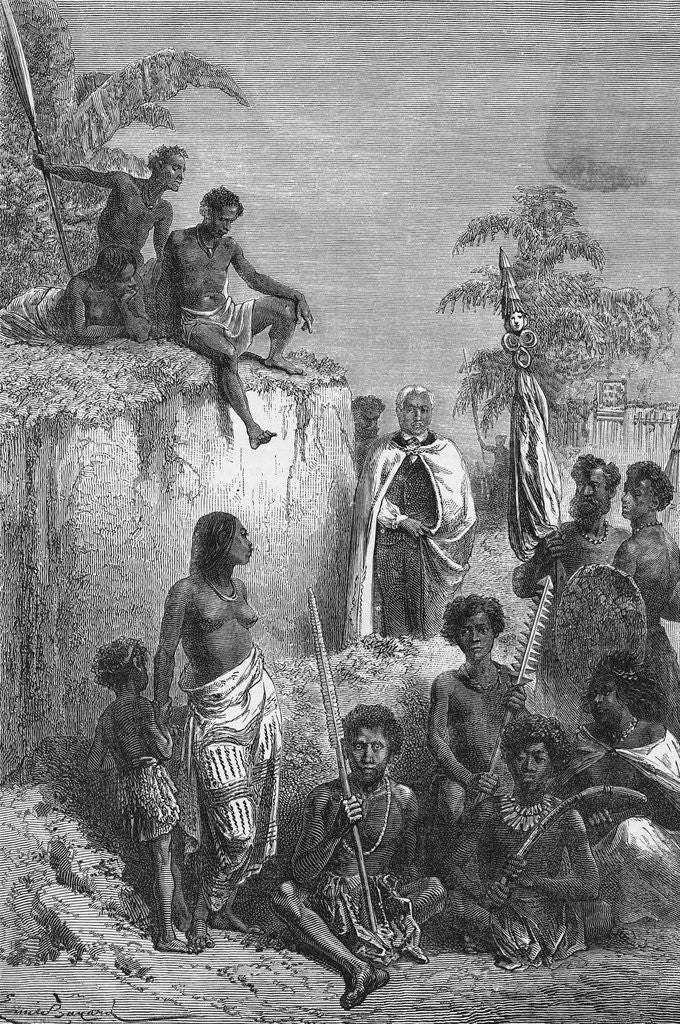 Detail of Illustration King Kamehameha Of Hawaii by Anonymous