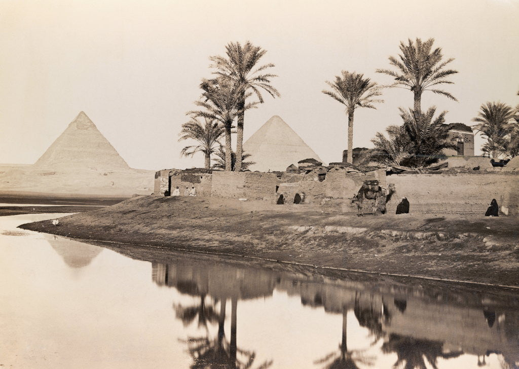 Detail of Egyptian Pyramids by Anonymous
