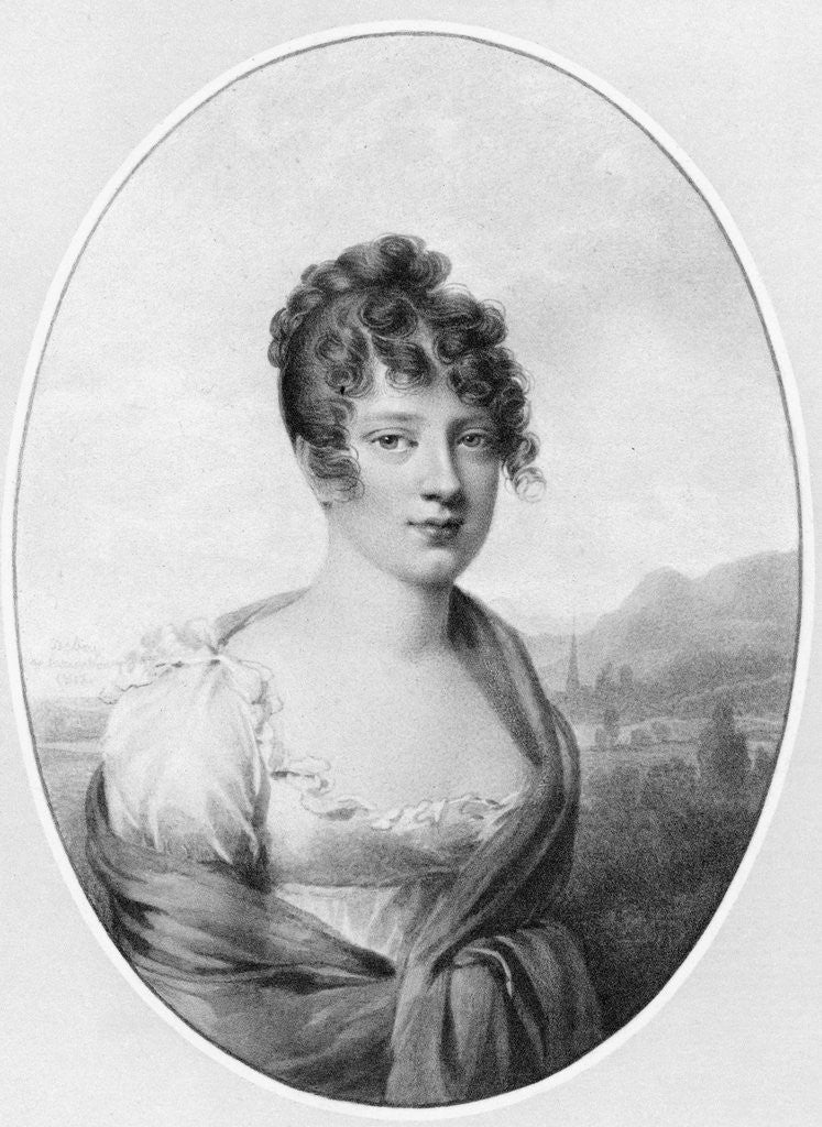 Detail of Portrait of Maria Leopoldina by Anonymous