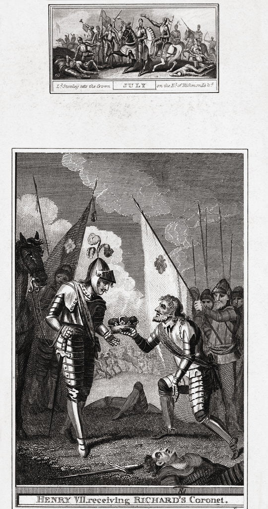 Detail of Henry VII After Winning Battle on Bosworth Field by Anonymous