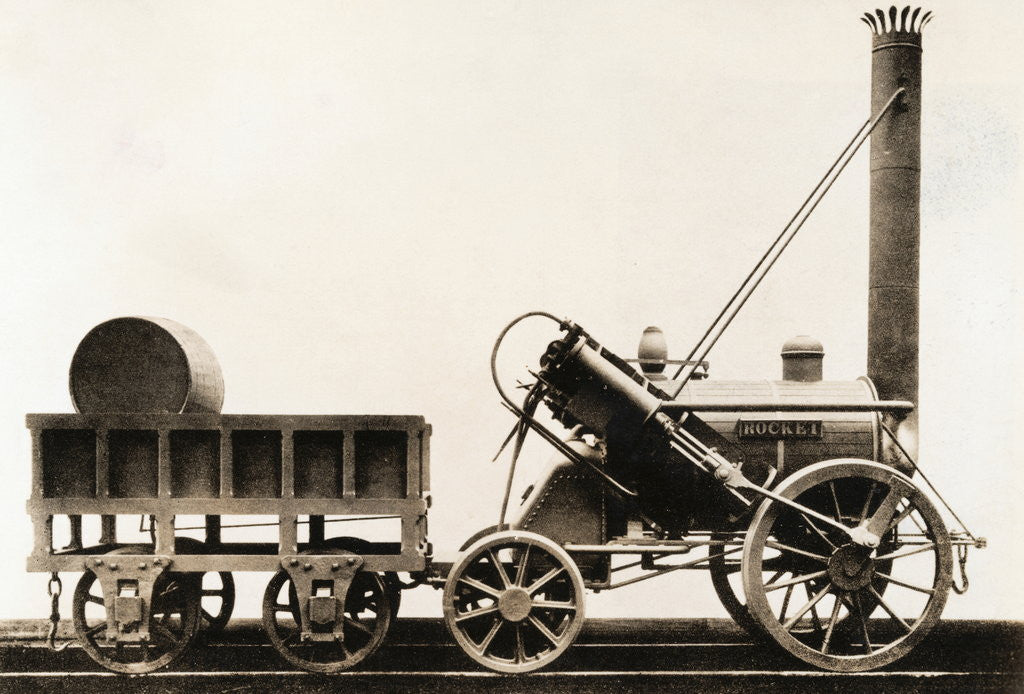Detail of The Rocket Locomotive by Anonymous