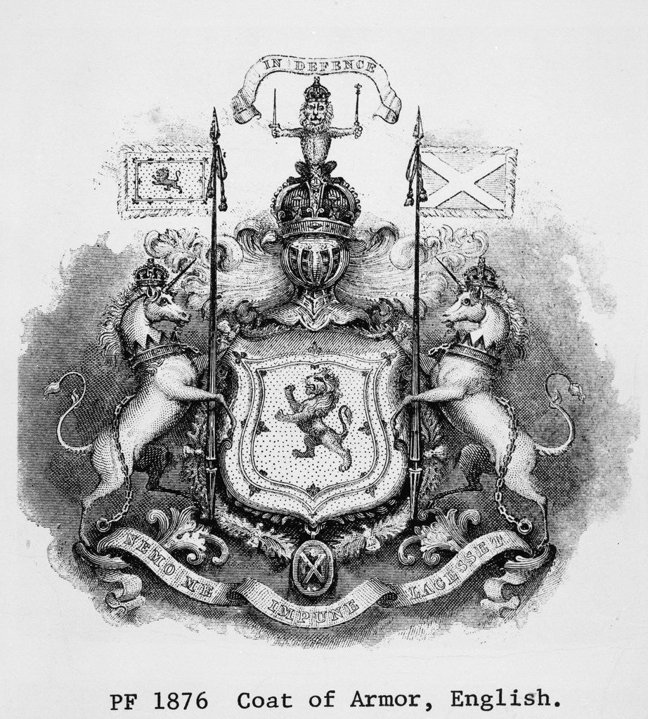 Detail of Coat-of-Arms of Scotland by Anonymous